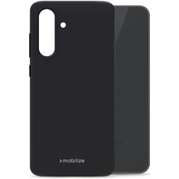 Mobilize Rubber Gelly Coque Samsung Galaxy A36 Coque arrière en TPU Souple - Noir