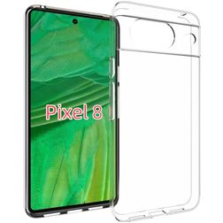 Mobigear Basics Coque Transparente Google Pixel 8 Coque arrière en TPU Souple - Transparent