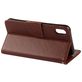 Mobigear Flowers Housse iPhone XR Etui Porte-Monnaie - Marron
