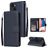 Mobigear Wallet Housse iPhone 14 Etui Porte-Monnaie - Bleu Marin