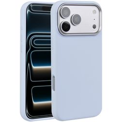 Valenta Silk iPhone 18 Pro Max Silicone MagSafe Coque arrière Antichoc - Bleu