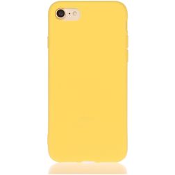 Mobigear Colors Coque iPhone SE (2022) Coque arrière en TPU Souple - Jaune