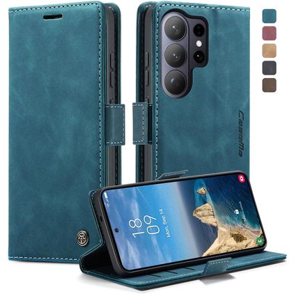 CaseMe 013 Housse Samsung Galaxy S26 Ultra Etui Porte-Monnaie - Bleu