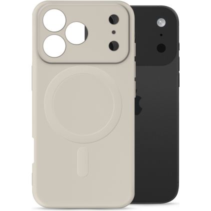 My Style Protective Flex Coque iPhone 17 Pro Max MagSafe Coque arrière en TPU Souple - Antique White