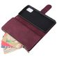 Mobigear Zipper Housse Samsung Galaxy A51 Etui Porte-Monnaie - Rouge