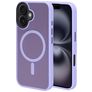 Mobiparts Hardcover Coque iPhone 16 MagSafe Coque arrière Rigide - Satin Lila