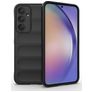 Mobigear Bumpy Coque Samsung Galaxy A35 Coque arrière en TPU Souple - Noir