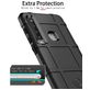 Mobigear Rugged Shield Coque Samsung Galaxy A9 (2018) Coque arrière en TPU Souple Anti-Chocs - Dark Blue