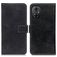 Mobigear Croco Housse POCO M5 Etui Porte-Monnaie - Noir