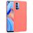 Mobigear Croco Coque OPPO Reno 4 Coque arrière Rigide - Rouge