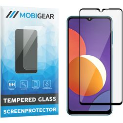 Mobigear Premium Samsung Galaxy M12 Verre trempé Protection d'écran - Compatible Coque - Noir