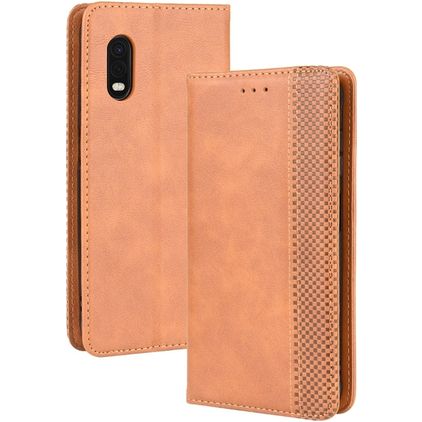 Mobigear Sensation Samsung Galaxy Xcover Pro Étui Portefeuille - Cognac