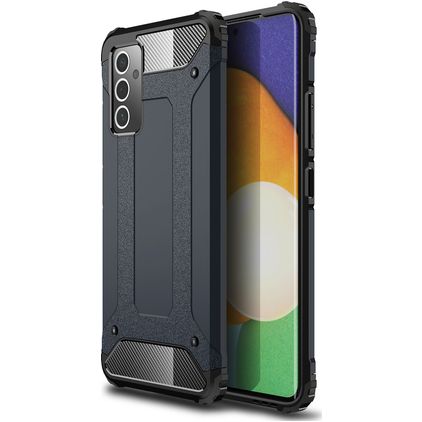 Mobigear Outdoor Coque Samsung Galaxy A82 5G Coque arrière Rigide Anti-Chocs - Bleu Marin