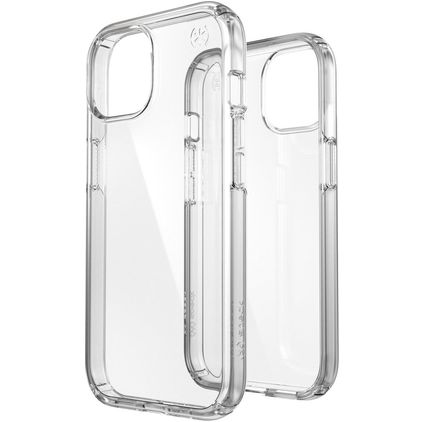 Speck Presidio Perfect Clear Transparent iPhone 15 Plastique rigide Coque arrière Antichoc - Transparent