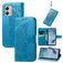 Mobigear Butterfly Motorola Moto E13 Étui Portefeuille - Bleu