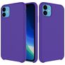 Mobigear Rubber Touch iPhone 11 Silicone Coque arrière - Violet