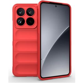 Mobigear Bumpy Coque Xiaomi 15 Pro Coque arrière en TPU Souple - Rouge