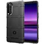 Mobigear Rugged Shield Coque Sony Xperia 5 Coque arrière en TPU Souple Anti-Chocs - Noir