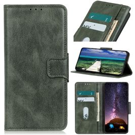 Mobigear Classy Housse Motorola Edge (2021) Etui Porte-Monnaie - Vert
