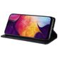 Mobigear Sensation Housse Samsung Galaxy A50 Etui Porte-Monnaie - Noir