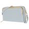 Antonio Fonzo Crossbody Clutch Snap Sac Téléphone - Large - Gris