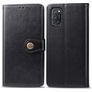 Mobigear Snap Button Housse OPPO A72 Etui Porte-Monnaie - Noir