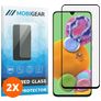 Mobigear Premium Samsung Galaxy A90 Verre trempé Protection d'écran - Compatible Coque - Noir (Lot de 2)