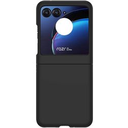 Mobigear Colors Motorola Razr 50 Plastique rigide Coque arrière - Noir