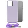 Mobilize Lanyard Gelly iPhone 13 Pro Coque avec cordon en TPU Souple - Pastel Purple