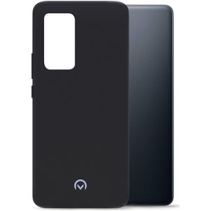Mobilize Rubber Gelly Coque Xiaomi 12 Pro Coque arrière en TPU Souple - Matt Black