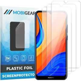 Mobigear Huawei Y6s Protection d'écran Film - Compatible Coque (Lot de 3)