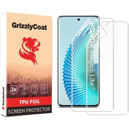 GrizzlyCoat HONOR Magic 6 Lite Hydrogel TPU Protection d'écran - Compatible Coque + Cadre d'installation (Lot de 2)