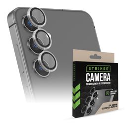 Striker Single Lens Samsung Galaxy S23 Verre trempé Protection Objectif Caméra - Compatible Coque - Noir