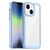 Mobigear Crystal Coque iPhone 14 Coque arrière Rigide - Transparent / Bleu