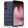 Mobigear Bumpy Samsung Galaxy S25 FE TPU souple Coque arrière - Bleu foncé