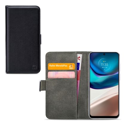 Mobilize Classic Gelly Wallet Housse Motorola Moto G42 Etui Porte-Monnaie - Noir