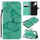 Mobigear Butterfly Housse Samsung Galaxy A21s Etui Porte-Monnaie - Turquoise