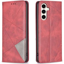 Mobigear Rhombus Slim Housse Samsung Galaxy S24 FE Etui - Rouge