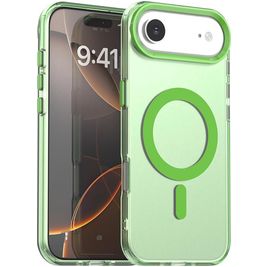 Mobigear Shockproof Coque iPhone Air MagSafe Coque arrière Rigide - Vert