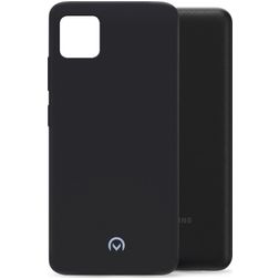 Mobilize Rubber Gelly Coque Samsung Galaxy A03 Coque arrière en TPU Souple - Matt Black