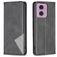 Mobigear Rhombus Slim Housse Motorola Moto E14 Etui - Noir