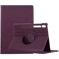 Mobigear DuoStand Coque Samsung Galaxy Tab S9 Etui Rotatif - Violet