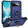 Mobigear Armor Ring Google Pixel 10 Pro XL Plastique rigide Coque arrière Antichoc avec bague de maintien - Bleu