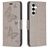 Mobigear Butterfly Housse Samsung Galaxy S23 FE Etui Porte-Monnaie - Gris