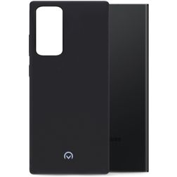 Mobilize Rubber Gelly Coque Samsung Galaxy S23 Ultra Coque arrière en TPU Souple - Matt Black