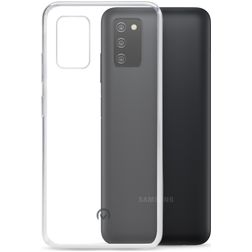 Mobilize Gelly Coque Transparente Samsung Galaxy A03s Coque arrière en TPU Souple - Transparent