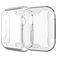 Mobigear Royal Coque Apple Watch - 40 mm Thin Coque en en TPU Souple - Argent