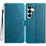 Mobigear Mandala Housse Samsung Galaxy A17 Etui Porte-Monnaie - Bleu