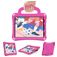 Mobigear Football Coque iPad Air 11 Pouces (2024) Coque arrière en EVA + Bandoulière + Support Amovible - Magenta