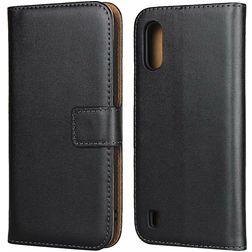 Mobigear Business Housse Samsung Galaxy A01 Etui Porte-Monnaie - Noir